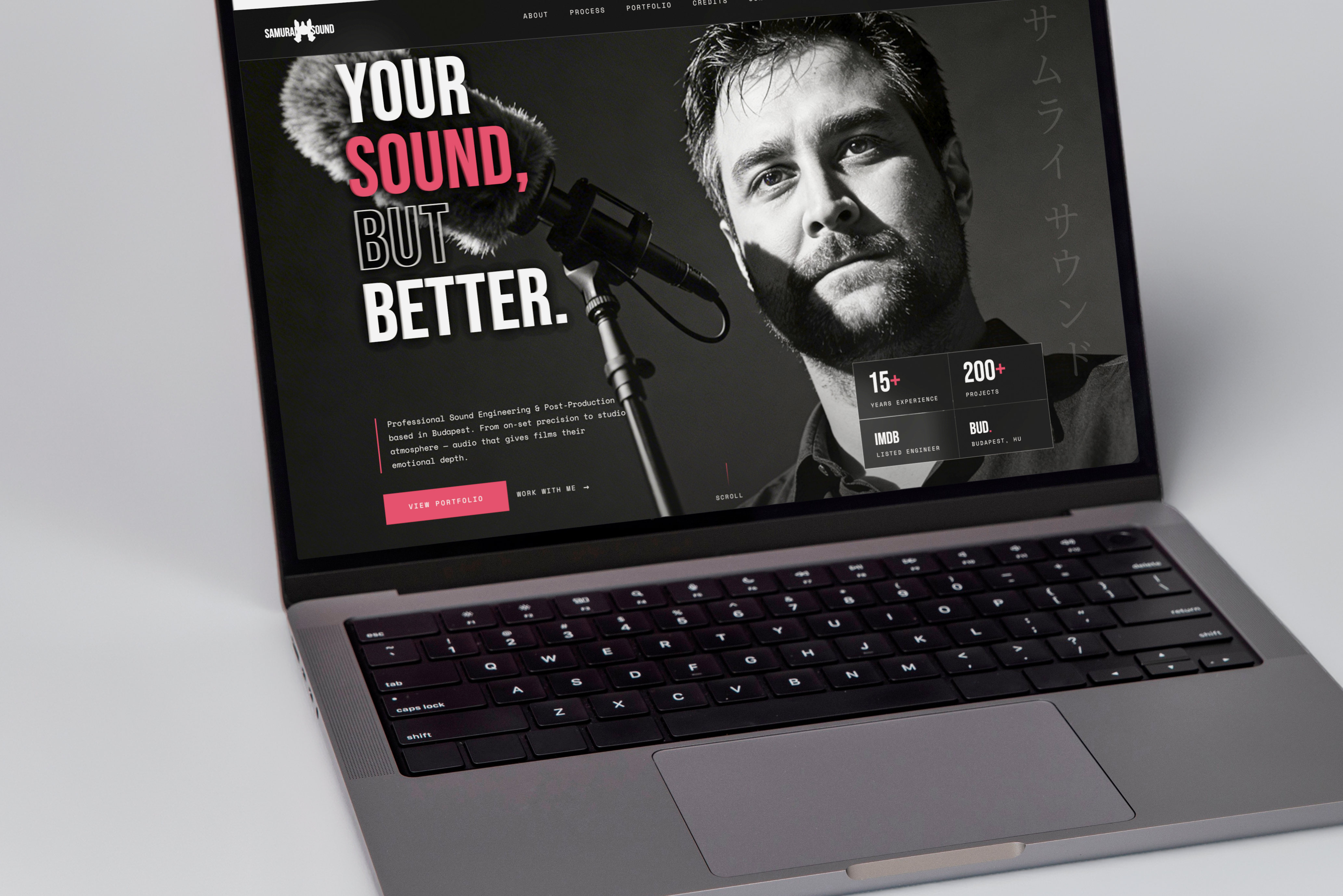 Sound Samurai márkaidentitás